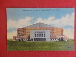 Indiana > Fort Wayne  -- Allen County War Memorial Coliseum 1958  Cancel   Ref 1292 - Fort Wayne