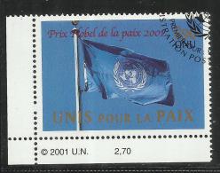 UNITED NATIONS GENEVE GINEVRA GENEVA SVIZZERA ONU - UN - UNO 2001 NOBEL PRIZE MNH - Gebraucht