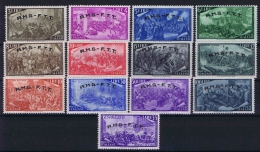 Italy AMG FTT, 1948 Sa 18-29 + E 5  , Mi 34-36  MNH/** - Mint/hinged