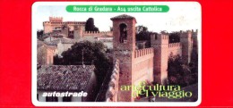 VIACARD - Serie Arte E Cultura Del Viaggio - Rocca Di Gradara - A14 Uscita C -  Tessera N. 578 - 20.000 - Pub - 04.1999 - Autres & Non Classés