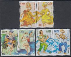 2013.130 CUBA 2013 MNH . BAILES, DANCE, RUMBA, SAMBA, CUICA , TRES, CANDOMBLE, SANTERIA CUBANA CRISTO CORCOVADO. BRAZIL - Unused Stamps