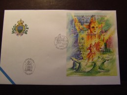 SAN MARINO 2011 TEATRO BF USATO FDC - Oblitérés