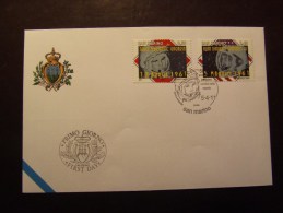 SAN MARINO 2011 ASTRONAUTI USATO FDC - Usati