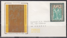 = Sur Enveloppe N°214 Retable De La Chapelle De Saint Jean De Caselles 30c De 1971 - Lettres & Documents
