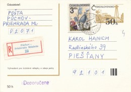 I2811 - Czechoslovakia (1986) 020 71 Puchov - Priehrada Mladeze (Priehrada Mladeze = Dam Of Youth) - Wasser