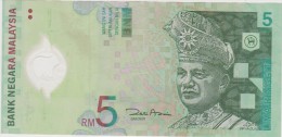 Banknote Malaysia 5 Ringgit - Polymer - Tuanku Abdul Rahman - Multimedia Super Corridor, KLIA And Petronas Twin Towers - Malaysie