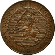 Monnaie, Pays-Bas, William III, 2-1/2 Cent, 1884, SUP+, Bronze, KM:108.1 - 1849-1890: Willem III.