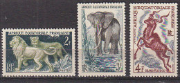 M4149 - COLONIES FRANCAISES AEF Yv N°239/41 * ANIMAUX ANIMALS - Neufs