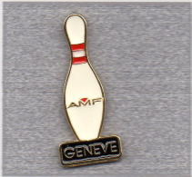 Pin´s   SUISSE, Sport  Bowling  GENEVE - Bowling