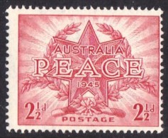 Australia 1946 Peace 21/2d MNH - Nuevos