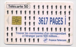 FRANCE - 3617 PAGES - 50 U (USAGÉ) - 1996