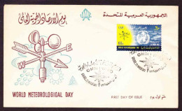 Egypt UAR - FDC - 1962 - Air Mail  - 2nd World Meteorological Day - Briefe U. Dokumente