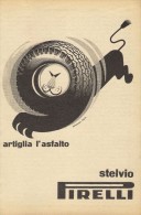 # PIRELLI Tyres 1950s Car Tires Italy Advert Pub Pubblicità Reklame Pneumatici Pneus Reifen Neumaticos F.1 - Other & Unclassified