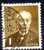 JAPAN 1966 Baron Maeshima - 1y. - Brown FU - Oblitérés