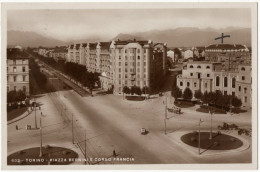 TO5 !!! TORINO PIAZZA BERNINI E CORSO FRANCIA 1936 F.G. - Places & Squares