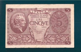 LUOGOTENENZA 5 LIRE ARETUSA 20 OTTOBRE 1967 - Italia – 5 Lire