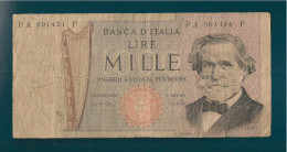 REPUBBLICA ITALIANA 1000 LIRE G. VERDI 25 - 3 - 1969 - 1.000 Lire