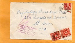 Canada 1937  Cover Mailed To USA Postage Due - Covers & Documents