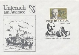 I2714 - Austria (1984) 4866 Unterach Am Attersee: Viktor Kaplan (1876-1934) Austrian Engineer And The Inventor - Wasser