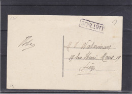 Belgique - Carte Postale Des Années 40 - Avec Censure - Gepr Lüttich - Weltkrieg 1939-45 (Briefe U. Dokumente)