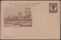 Queensland 1898. Entier Postal.  Arrowroot Drying, Coomera River. Séchage De La Maranta Arundinacea - Inquinamento