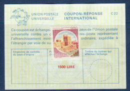 Coupon-réponse International, Type 25 (UPU Verticall , 1 Cercle) ,Italie  (  Cr17) - Coupons-réponse