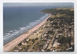 22-PLERIN - VUE ARIENNE LA PLAGE DES ROSAIRES  -RECTO/ VERSO ---E52 - Plérin / Saint-Laurent-de-la-Mer