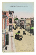 HAÏTI  /  PORT-au-PRINCE  /  LA  RUE  ROUX  ( Automobiles 1900 ) /  Edit.  Benoît  COUBA  N° 4 - Haiti