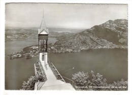 CPSM ENNETBURGEN (Suisse-Nitwald) - Burgenstock, Lift Hammetschwand (160 M ) Mit Rigl - Ennetbürgen