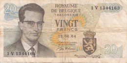 Billets - B1117 -  Belgique    - Billet  20 Francs ( Type, Nature, Valeur, état... Voir 2 Scans) - Sonstige & Ohne Zuordnung