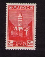 Timbre Neuf Maroc, Mosquée De Salé, H. Hourtal / Gabriel-Antonin Barlangue,  2,40 F, 1942 - Unused Stamps