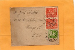 Czechoslovakia Old Cover Mailed To USA - Brieven En Documenten