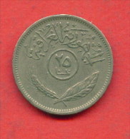 F3650 / - 25 Fils  - 1972 -  Iraq Irak  - Coins Munzen Monnaies Monete - Irak