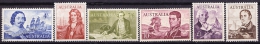 Australia 1963 Yvert 299-304, Definitive Set, Navigators & Ships- MNH - Mint Stamps