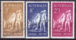 Australia - Australie 1965 Yvert 308-10, 50th Ann. ANZAC - Army Corps - MNH - Ungebraucht