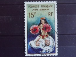 Polynésie Poste Aérienne N°7 Oblitéré Danseuse Tahitienne - Used Stamps