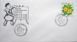 Iceland 1984 Flowers MiNr.612 Special Cancel Cover   ( Lot 3074 ) - Covers & Documents