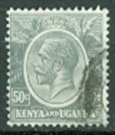 Grossbritannien Kenya And Uganda 50 C. Gest. Englischer König - Kenya & Uganda