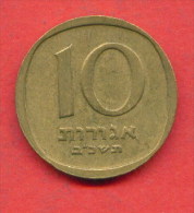 F3668 / - 10  Agorot - 5722 / 1962 - Israel Israele  - Coins Munzen Monnaies Monete - Israël