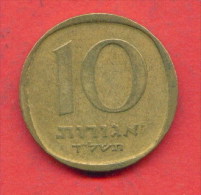 F3669 / - 10  Agorot - 5734 / 1974 - Israel Israele  - Coins Munzen Monnaies Monete - Israël