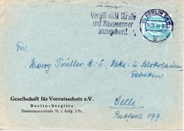 BERLIN. Enveloppe Avec Oblitération De 1954. - Maschinenstempel (EMA)