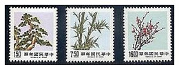 Taiwan 1988 Pine Bamboo Plum Stamps 4-3 Flower Flora - Unused Stamps