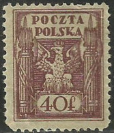 POLAND..1919..Michel # 107...MLH. - Ungebraucht