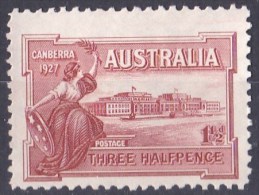 Australia 1927 Canberra Mint No Gum - Oblitérés