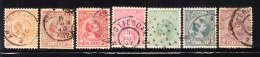 Netherlands 1891-94 Princess Wilhelmina 7v Used - Usados