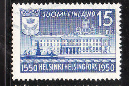 Finland 1950 Founding Of Helsinki 15m City Hall Used - Gebruikt