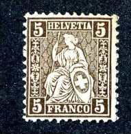 3081 Switzerland 1881  Michel #37  Mnh** Scott #61  ~Offers Always Welcome!~ - Ungebraucht