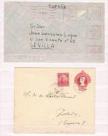 Brasil. Dos Cartas Circuladas A España En 1913 Y 1947 - Briefe U. Dokumente