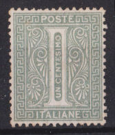 ITALIA REGNO 1863 EFFIGIE RE VITTORIO EMANUELE II CENTESIMI 1 LONDRA MH Cert WOLF CENTRATISSIMO - Mint/hinged