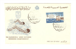 Old Letter - Egypt, UAR, FDC - Brieven En Documenten
